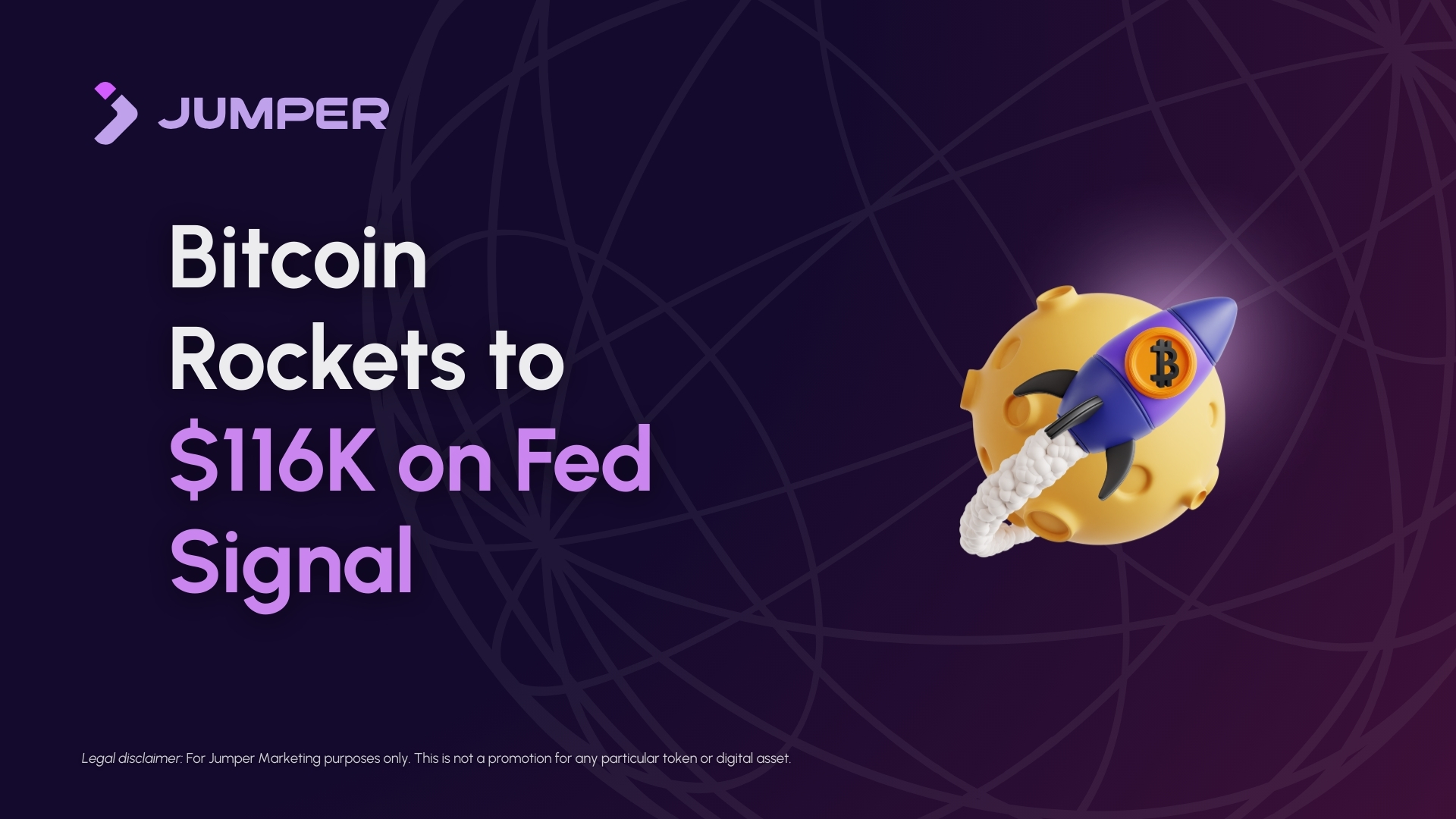 Dovish Fed Hint: Bitcoin Rockets Back to $116K