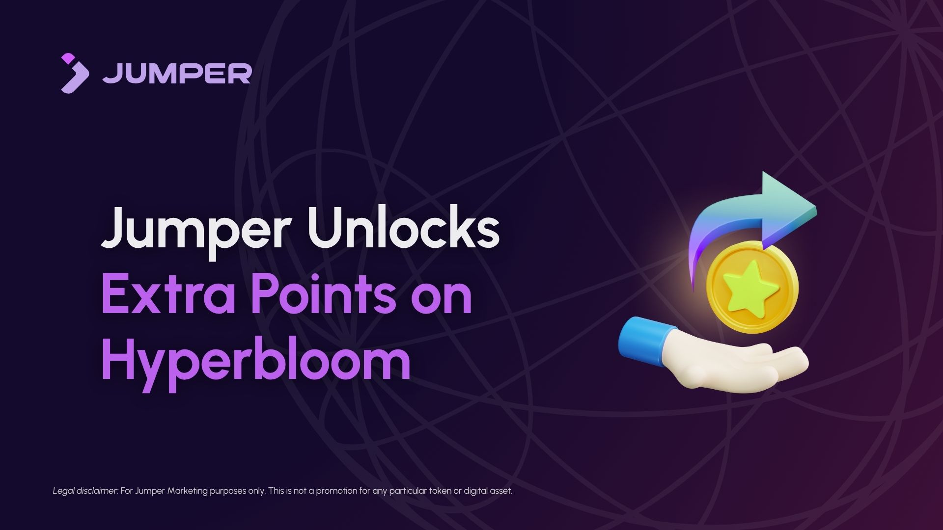 Hyperbloom DEX Provides a 50% Point Boost When Swapping on them via Jumper for the Next Four Weeks