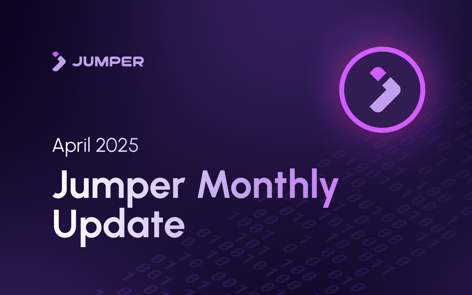 Jumper Monthly Update - April 2025