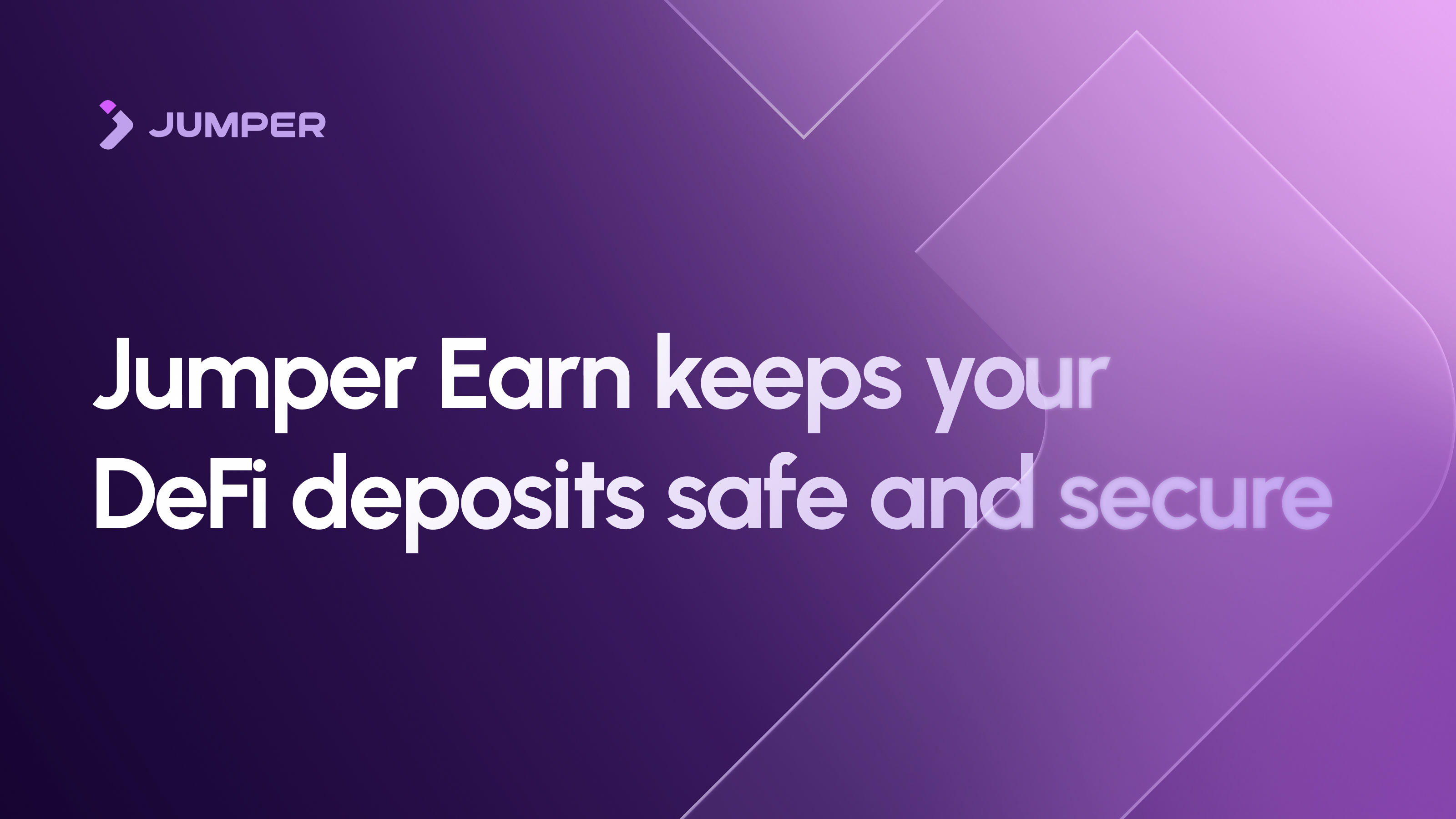 How jumper earn keeps your defi deposits safe and secure