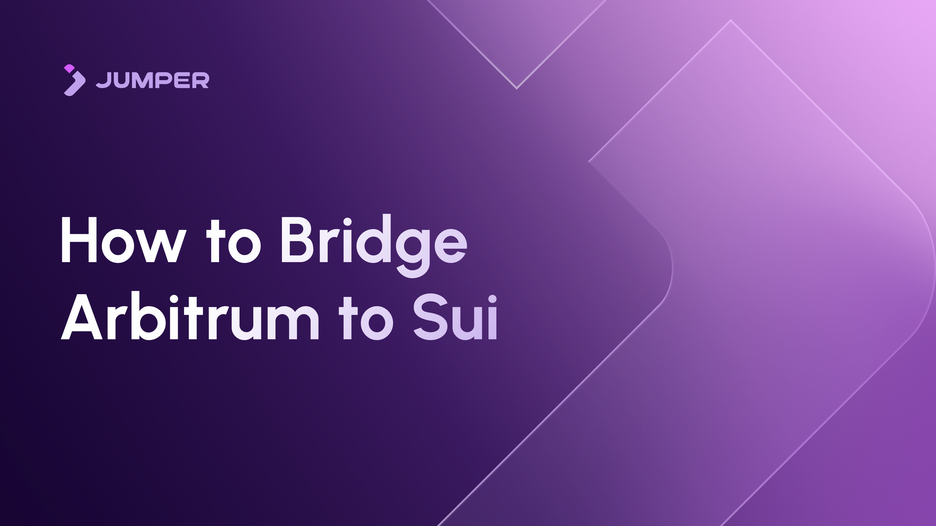 How to Bridge from Arbitrum to Sui
