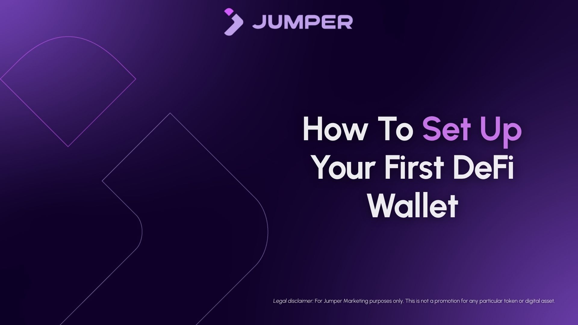 How to set up your first DeFi wallet safely