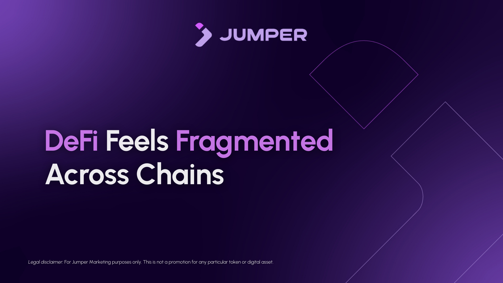 Why DeFi feels so fragmented across chains and apps